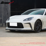 2022-2025 Toyota GR86 IKON V7 Style Front Bumper Lip Matte Black ABS
