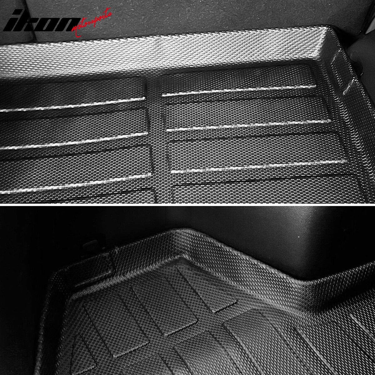 2022-2026 Hyundai Tucson Carbon Fiber Texture Rear Cargo Cover + 3D Trunk Mat