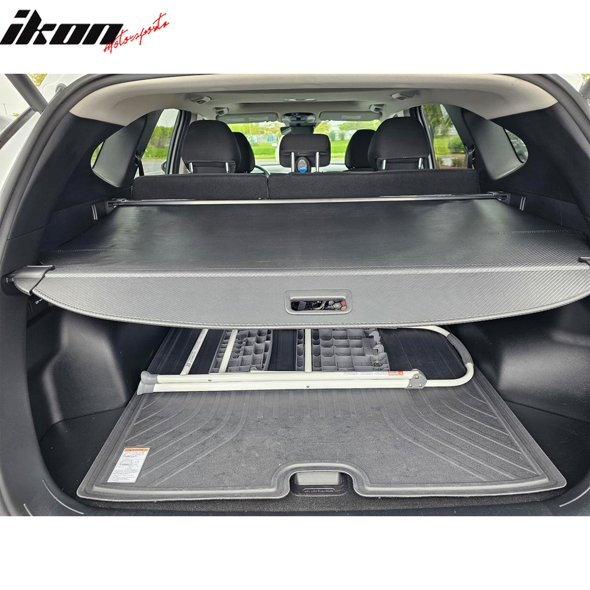 Rear Cargo Cover for Hyundai Tucson 2022-2026 Carbon Fiber Texture Retractable