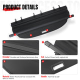 Rear Cargo Cover for Mitsubishi Outlander & PHEV 2022-2026 Carbon Fiber Texture