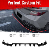 Rear Diffuser Lip for Subaru BRZ GR86 2022-2026 IKV1 Carbon Fiber Print PP