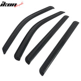 2022-2026 Toyota Tundra Crew Cab Pickup Window Visors Smoke Acrylic Rain Sun Deflectors Guard 4PCS Set