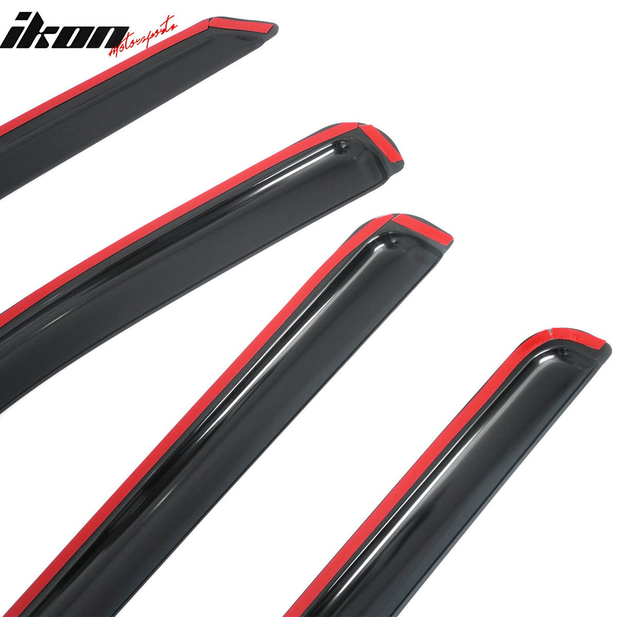 2022-2026 Toyota Tundra Crew Cab Pickup Window Visors Smoke Acrylic Rain Sun Deflectors Guard 4PCS Set