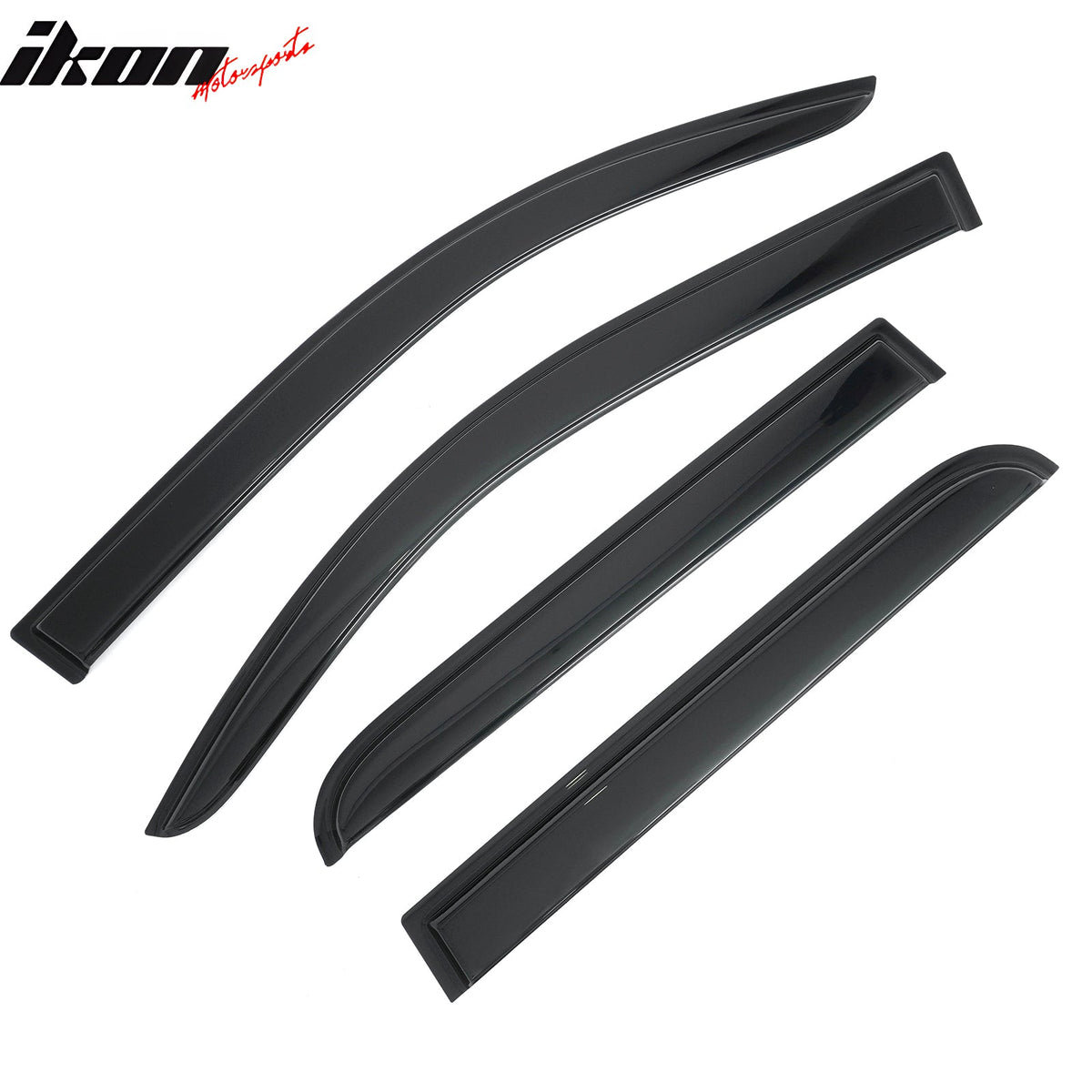 2022-2026 Toyota Tundra Double Cab Window Visors Smoke Acrylic Rain Sun Deflectors Guard Shade 4PCS Set