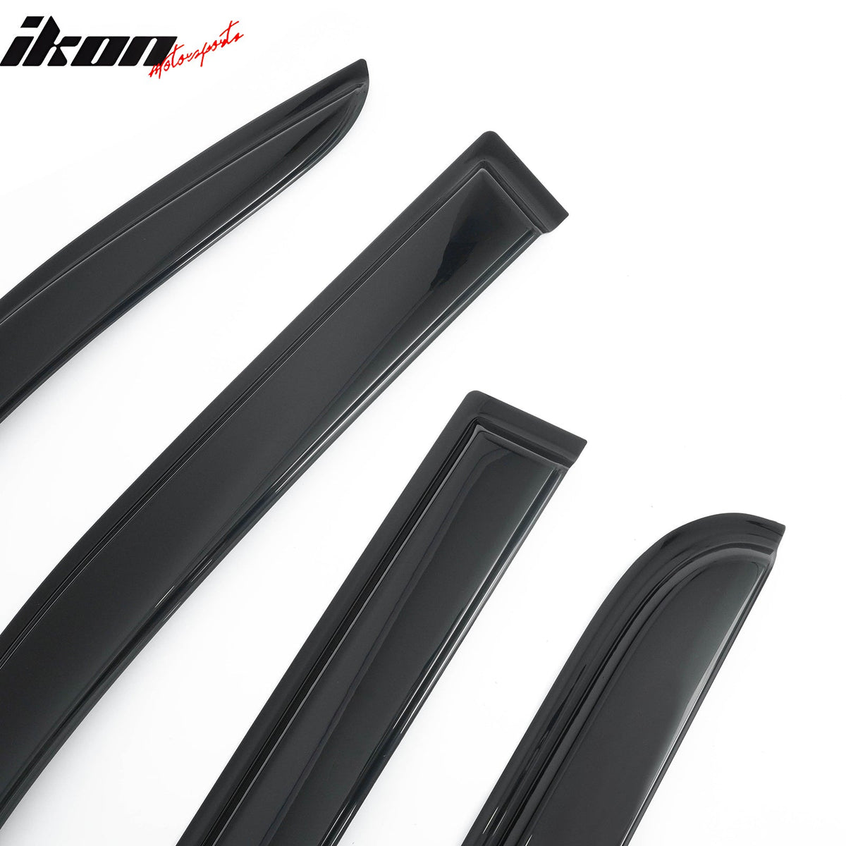 2022-2026 Toyota Tundra Double Cab Window Visors Smoke Acrylic Rain Sun Deflectors Guard Shade 4PCS Set