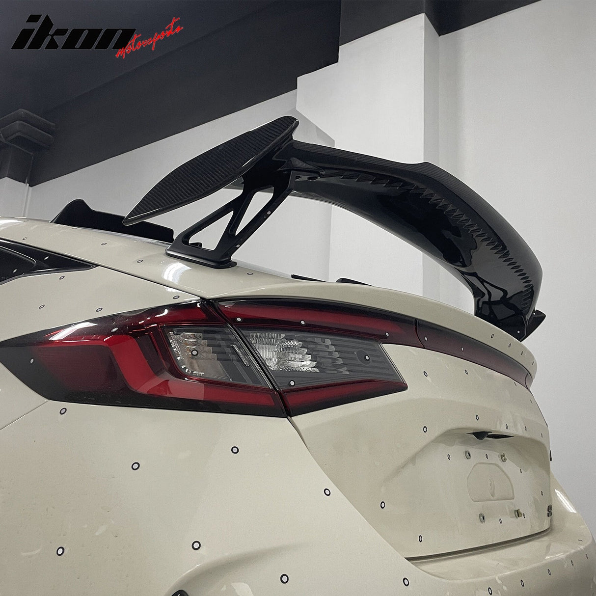 2023-2025 Honda Civic Type R Carbon Fiber Highkick Rear Spoiler Wing