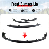 2023-2026 Toyota Corolla Hatchback Primer Black Front Bumper Lip 3PCS