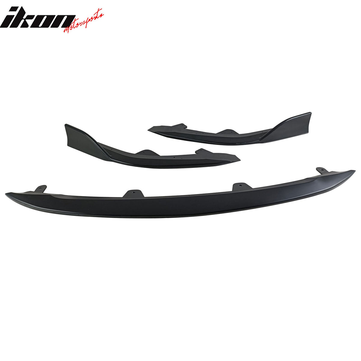 2023-2026 Toyota Corolla Hatchback Primer Black Front Bumper Lip 3PCS