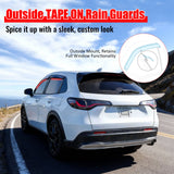 2023-2026 Honda HR-V Window Visors Smoke Acrylic Rain Sun Wind Deflectors Side Door Guard 4PCS Set