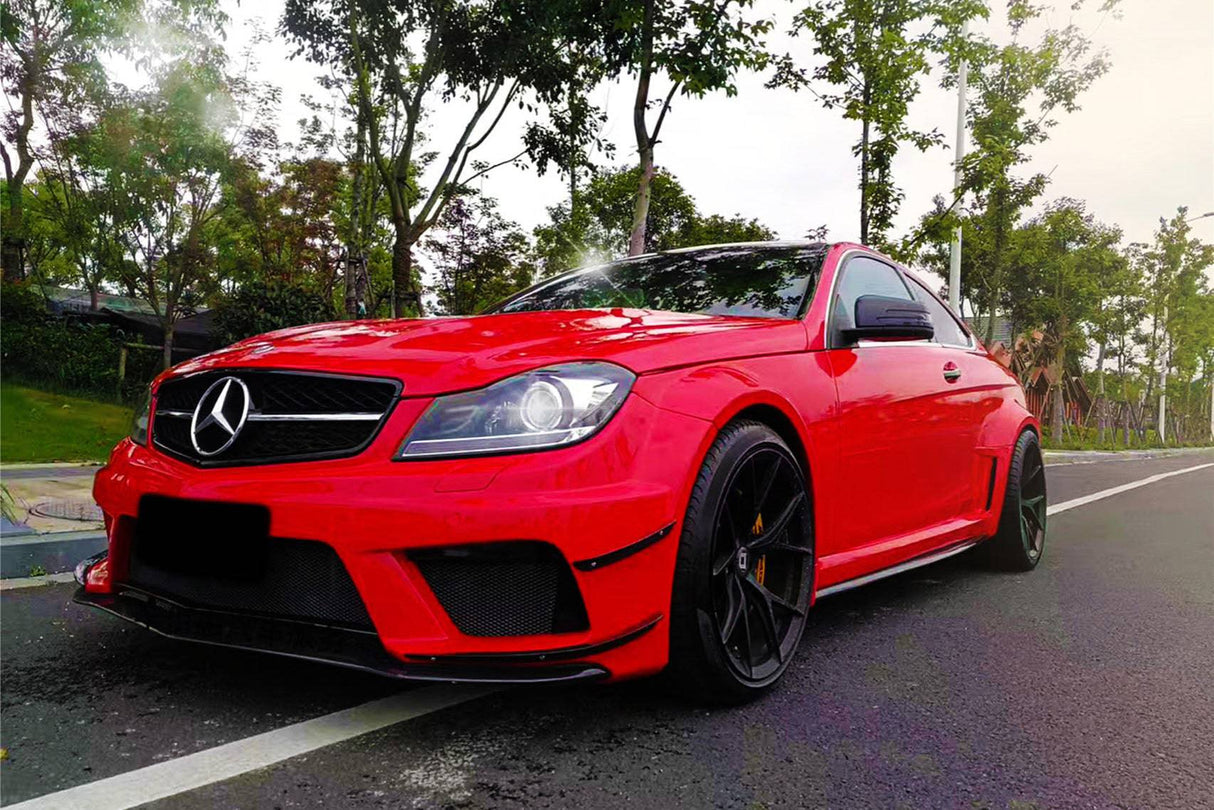 2012-2014 Mercedes Benz W204 C63 AMG Coupe BKSS Style Wide Full Body Kit