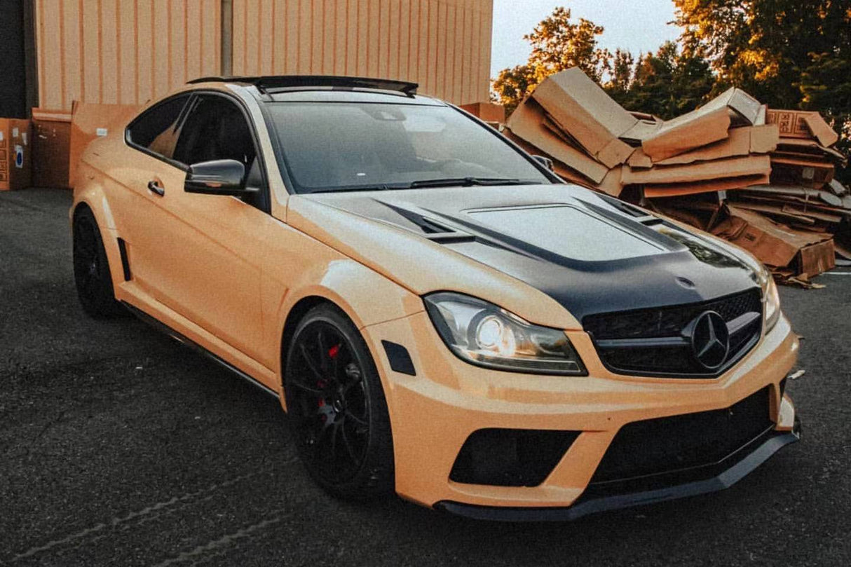 2012-2014 Mercedes Benz W204 C63 AMG Coupe BKSS Style Wide Full Body Kit