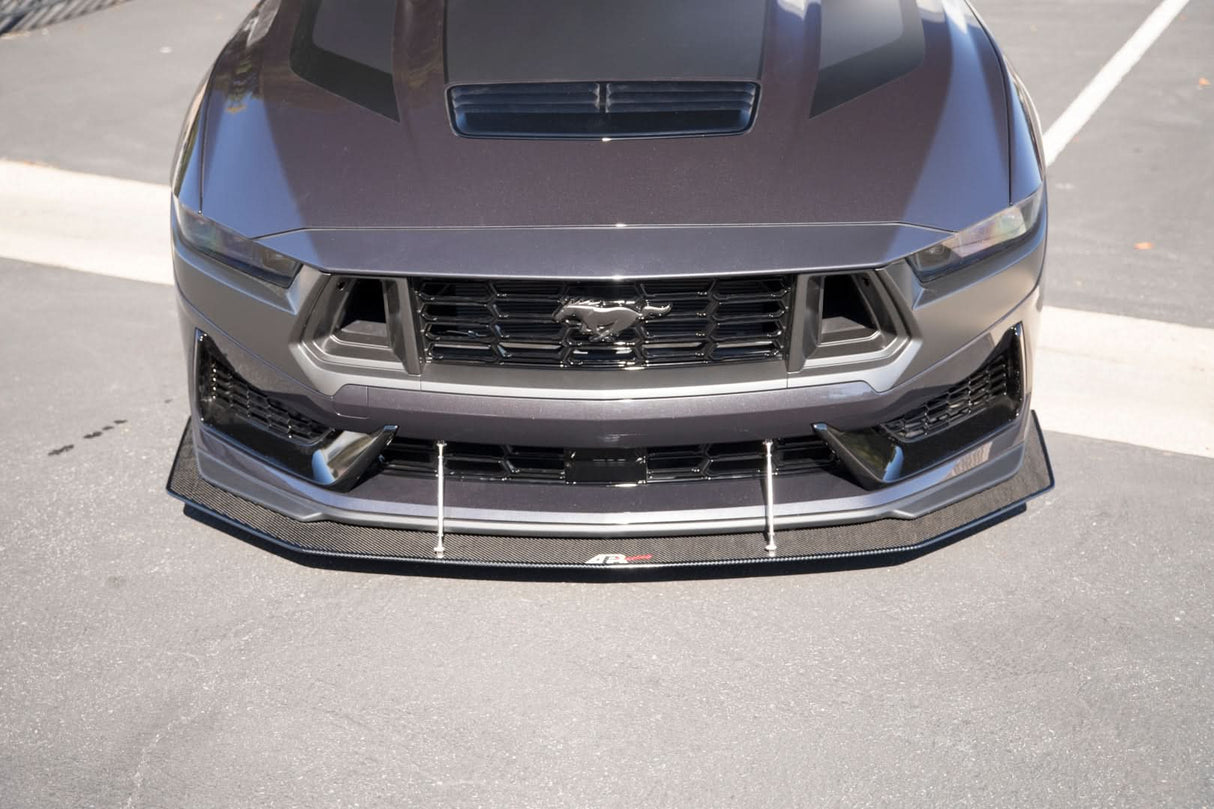 Ford Mustang Carbon Fiber Dark Horse Base Front Wind Splitter 2024 - 2024
