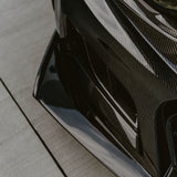 2019-2025 Chevy Camaro SS RS LT Black Panther ZL1 1LE 1PC Full Gloss Carbon Fiber Track Package Front Bumper Conversion for RS Headlights