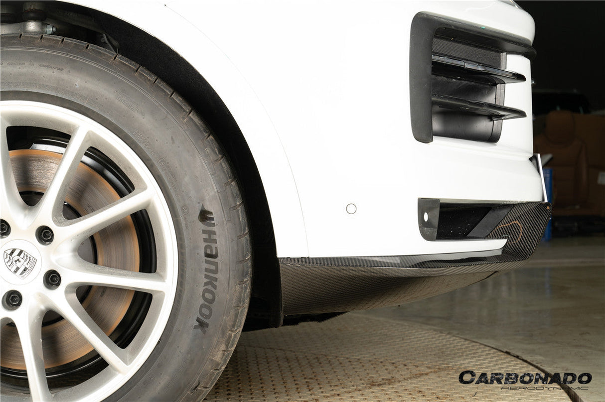 2023-2026 Porsche 9Y3 Cayenne S E-Hybrid Coupe OEM Style Dry Carbon Fiber Front Lip