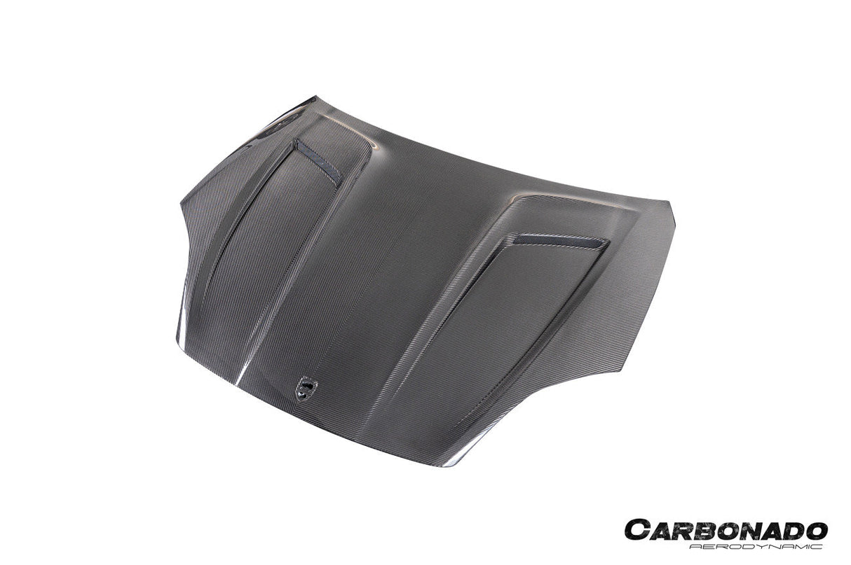 2024-2025 Porsche 9Y0.2 Cayenne S   Coupe    E-Hybrid KT Style Dry Carbon Fiber Hood