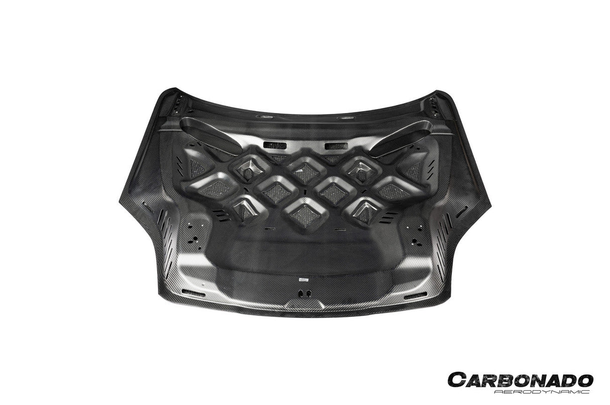2024-2025 Porsche 9Y0.2 Cayenne S   Coupe    E-Hybrid KT Style Dry Carbon Fiber Hood