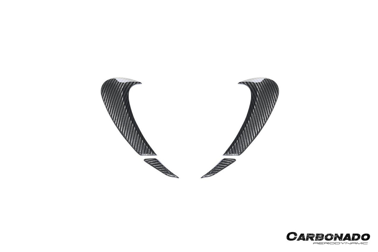2024-2025 Porsche 9Y0.2 Cayenne S    Coupe    E-Hybrid MSY Style Dry Carbon Fiber Headlight Eyelid Eyebrow Cover