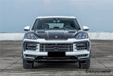 2024-2025 Porsche 9Y0.2 Cayenne S    Coupe    E-Hybrid MSY Style Dry Carbon Fiber Headlight Eyelid Eyebrow Cover