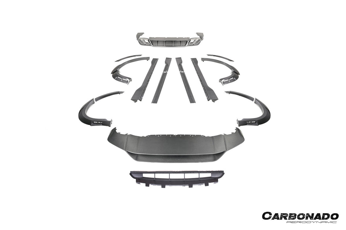 2024-2025 Porsche 9Y0.2 Cayenne S   Coupe    E-Hybrid MSY Style Dry Carbon Fiber Wide Body Kit