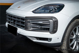 2024-2025 Porsche 9Y0.2 Cayenne S   Coupe     E-Hybrid OEM Style Dry Carbon Fiber Front Bumper Side Vent Cover