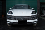 2024-2025 Porsche 9Y0.2 Cayenne S   Coupe     E-Hybrid OEM Style Dry Carbon Fiber Front Bumper Side Vent Cover