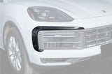 2023-2026 Porsche Cayenne 9YA 9Y0 9YB Autoclave Carbon Fiber Front Bumper Vent Trims Carbonado (MSY) Fits: Cayenne, Active,  E-Hybrid, Coupé, Coupé E-Hybrid