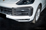 2024-2025 Porsche 9Y0.2 Cayenne S   Coupe     E-Hybrid OEM Style Dry Carbon Fiber Front Bumper Side Vent Cover