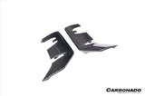 2024-2025 Porsche 9Y0.2 Turbo GT OEM Style Dry Carbon Fiber Front Bumper Side Vent Cove