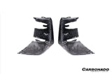 2024-2025 Porsche 9Y0.2 Turbo GT OEM Style Dry Carbon Fiber Front Bumper Side Vent Cove