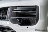 2024-2025 Porsche 9Y0.2 Turbo GT OEM Style Dry Carbon Fiber Front Bumper Side Vent Cove