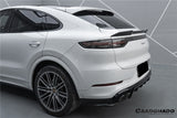 2018-2025 Porsche 9Y0 9YB Cayenne S    GTS    E-Hybrid Coupe Only KT Style Dry Carbon Fiber Trunk Spoiler