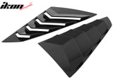2024-2026 Ford Mustang Coupe Carbon Fiber Print Side Window Louvers