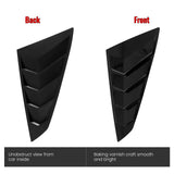 2024-2026 Ford Mustang S650 Coupe Gloss Black Side Window Louvers ABS