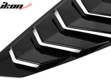 2024-2026 Ford Mustang S650 Coupe Gloss Black Side Window Louvers ABS
