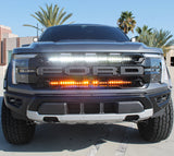 2024+ Ford Raptor grille lightbars Gen 3 Refresh Dual 40s - Slim