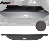 Rear Trunk Cargo Cover for Traverse, Acadia & Enclave 2024-2026 Carbon Fiber Texture