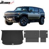Retractable Cargo Cover + TPE Backrest Mat for GMC Hummer EV SUV 2024-2026