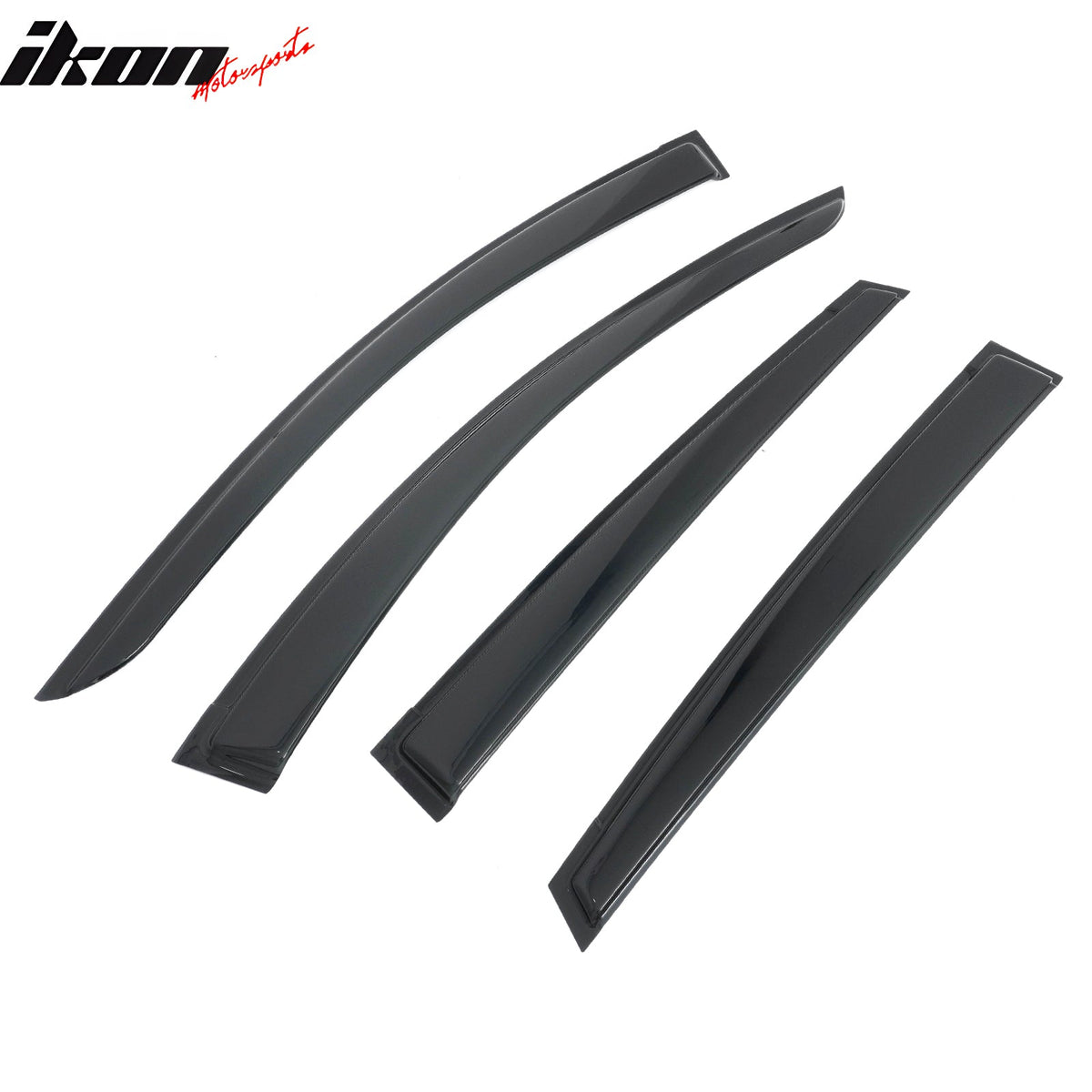 2024-2026 Subaru Crosstrek & Impreza Hatchback Window Visors Smoke Acrylic Rain Sun Deflectors Guard 4PCS Set