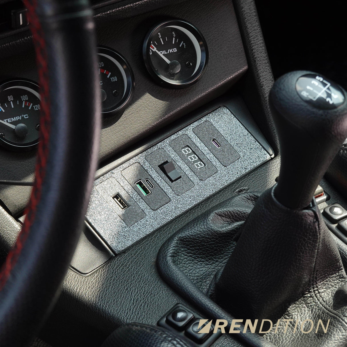 BMW E30 FRONT USB CHARGING MODULES - K2 Industries