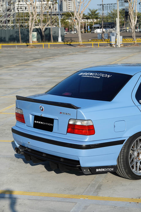 BMW E36 CARBON FIBER DUCKTAIL / REAR SPOILER KIT / REAR WING - K2 Industries