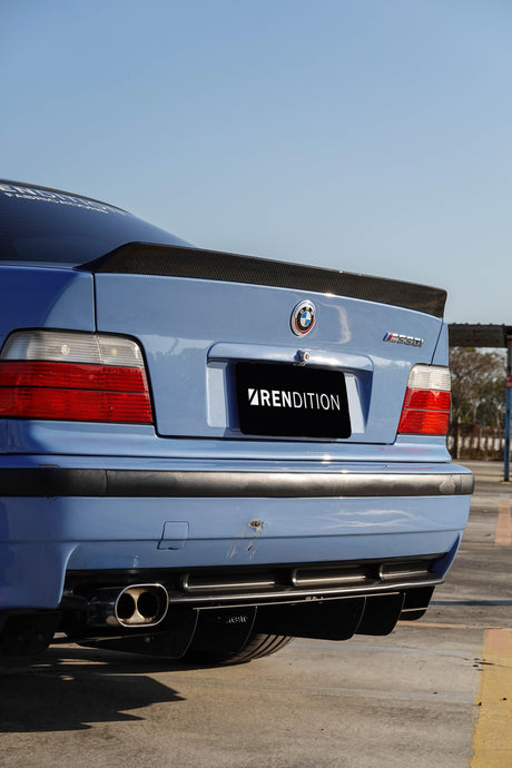 BMW E36 CARBON FIBER DUCKTAIL / REAR SPOILER KIT / REAR WING - K2 Industries