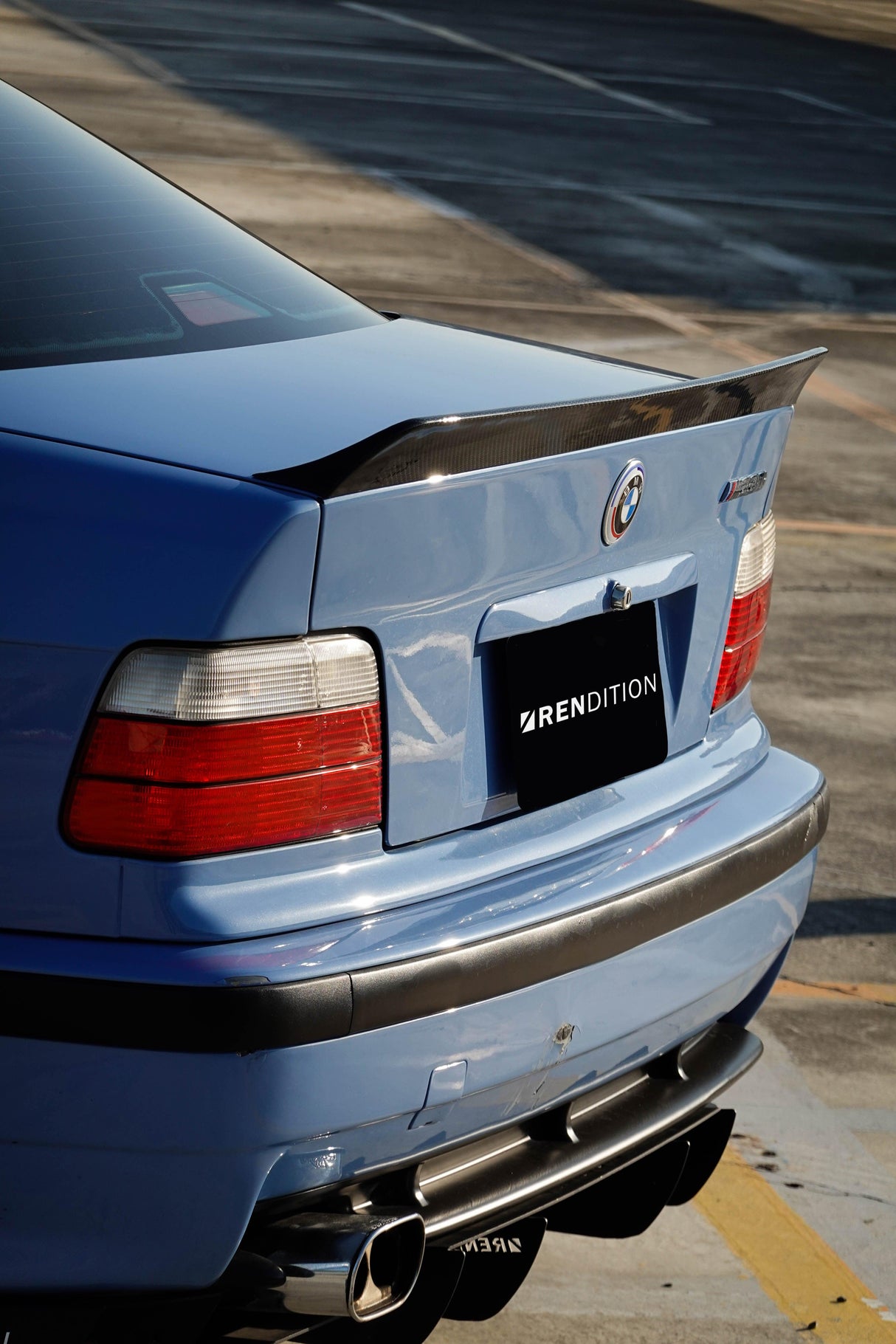 BMW E36 CARBON FIBER DUCKTAIL / REAR SPOILER KIT / REAR WING - K2 Industries
