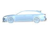2019-2024 Audi RS6  RS7 C8 AD Style Dry Carbon Fiber Side Skirts