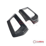 Real Carbon Fiber Front Bumper Grille Trim Covers for 2024+ Ford Mustang GT (2-Piece Set)