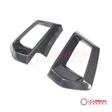 Real Carbon Fiber Front Bumper Grille Trim Covers for 2024+ Ford Mustang GT (2-Piece Set)