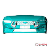 Real Carbon Fiber Front Bumper Grille Trim Covers for 2024+ Ford Mustang GT (2-Piece Set)