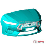 Real Carbon Fiber Front Bumper Grille Trim Covers for 2024+ Ford Mustang GT (2-Piece Set)