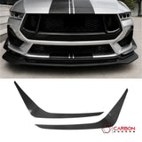 GT-Style Aero Canards for 2024+ Ford Mustang (Carbon Fiber or ABS)