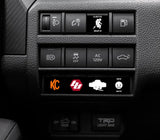 Ejecto Seato Blank Button Overlay - 2024+ Land Cruiser / Tacoma / 2025+ 4Runner