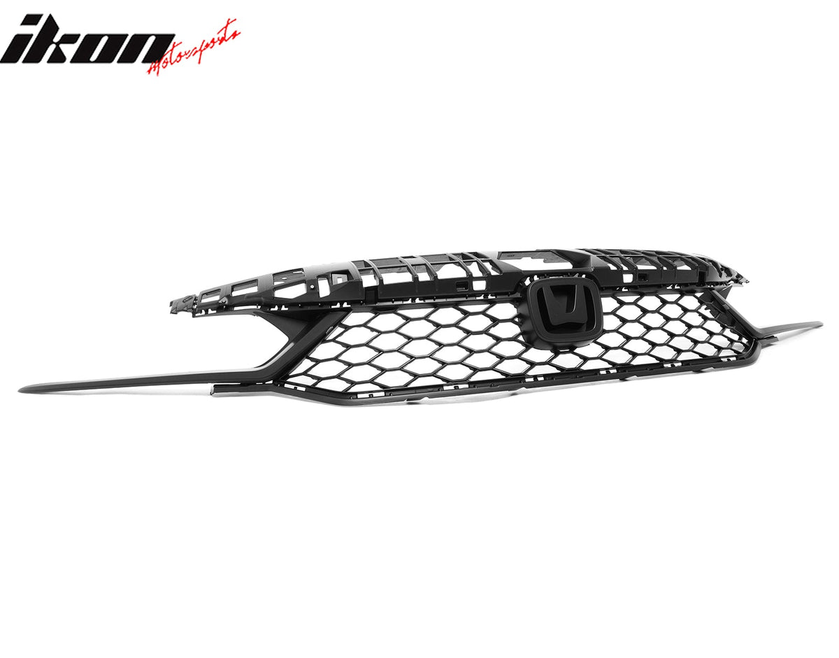2025-2026 Honda Civic Gloss Black Type R Front Lower Upper Grilles ABS